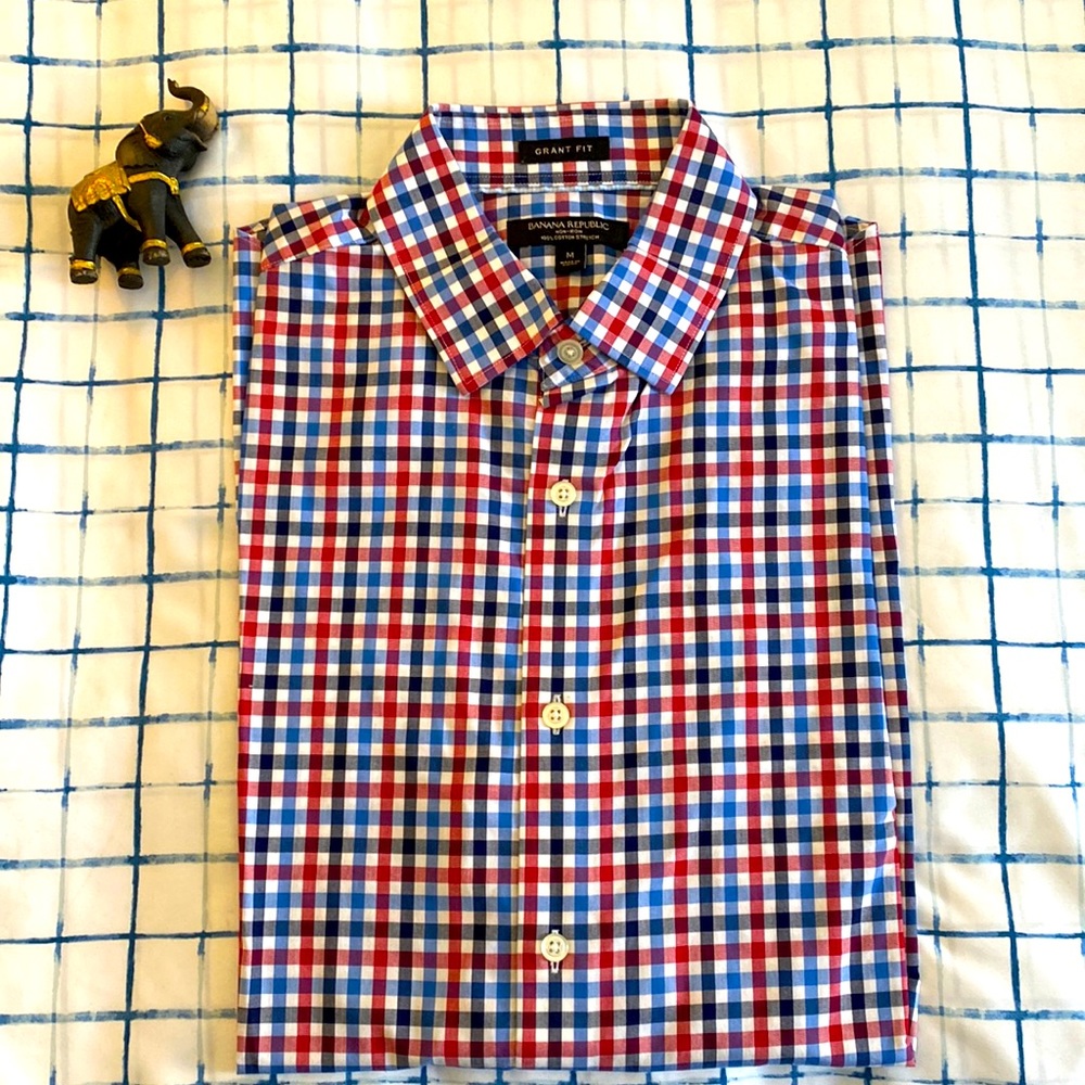 Banana republic grant fit, medium non-iron